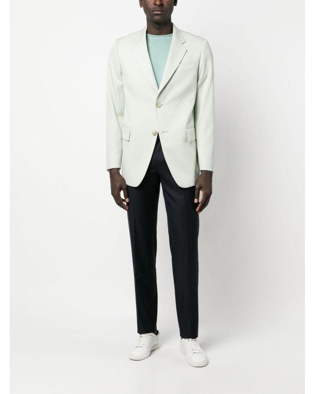 Lanvin White Single Breasted Fashion Jacket