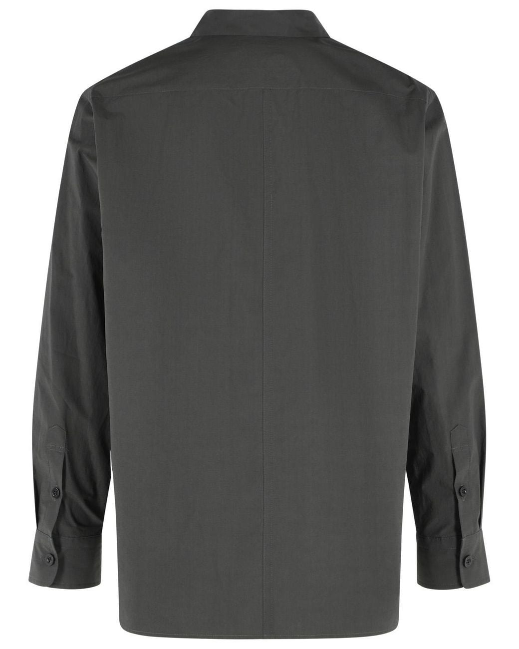 Sacai Gray 'Typewriter' Cotton Shirt for men