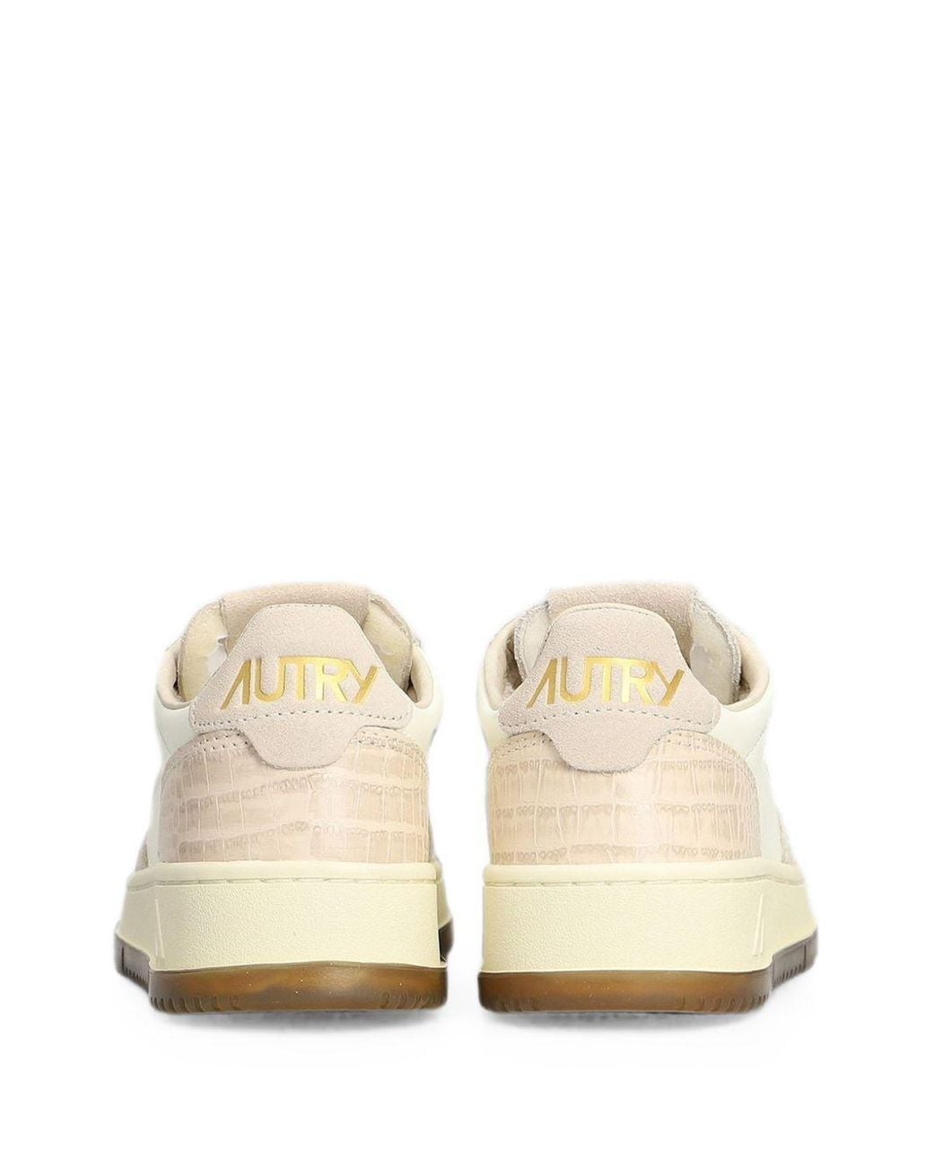 Autry White Medialist Low Sneakers