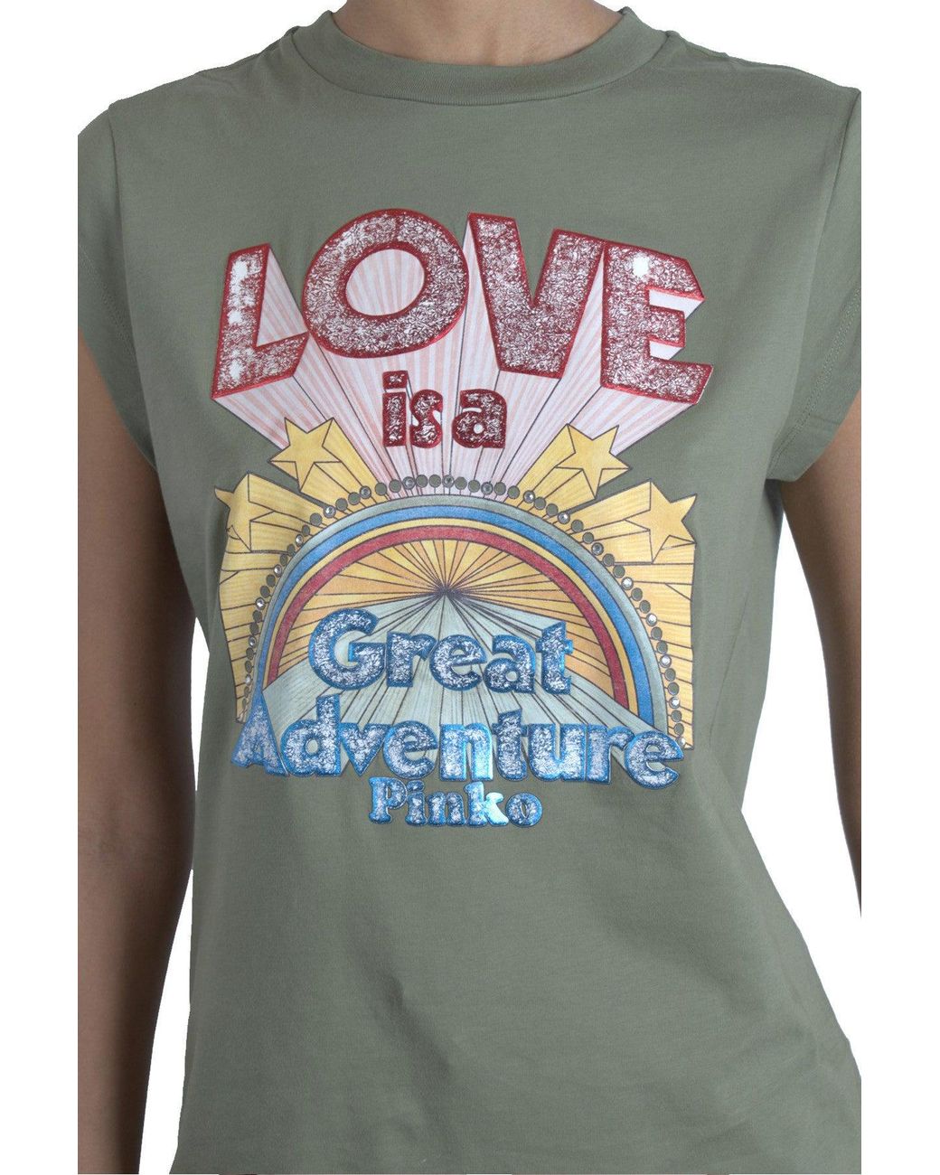 Pinko Green T Shirt