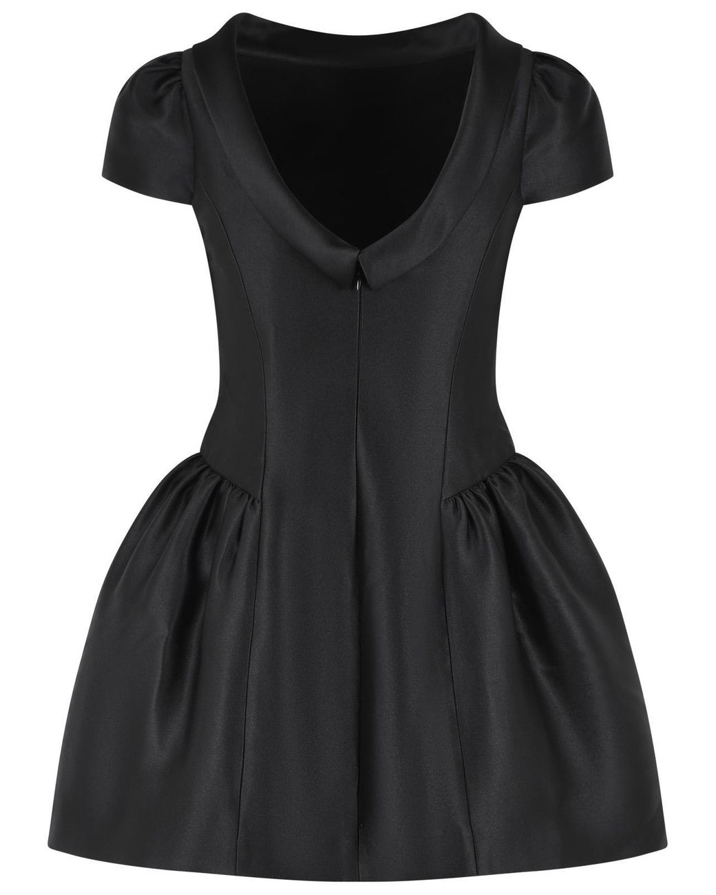 Self-Portrait Black Self Portrait Polyester Taffeta Mini Dress