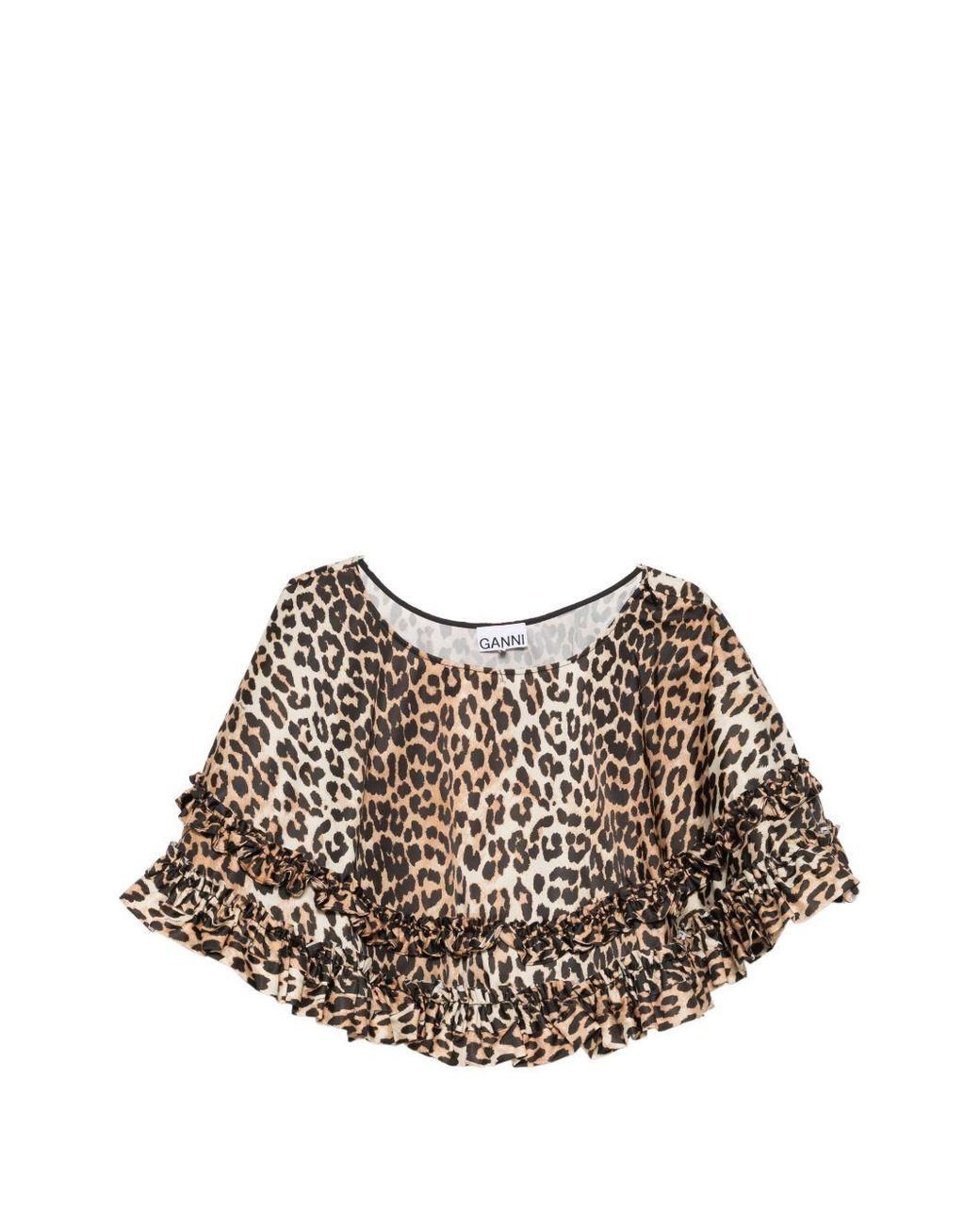 Ganni White Nylon Mini Skirt