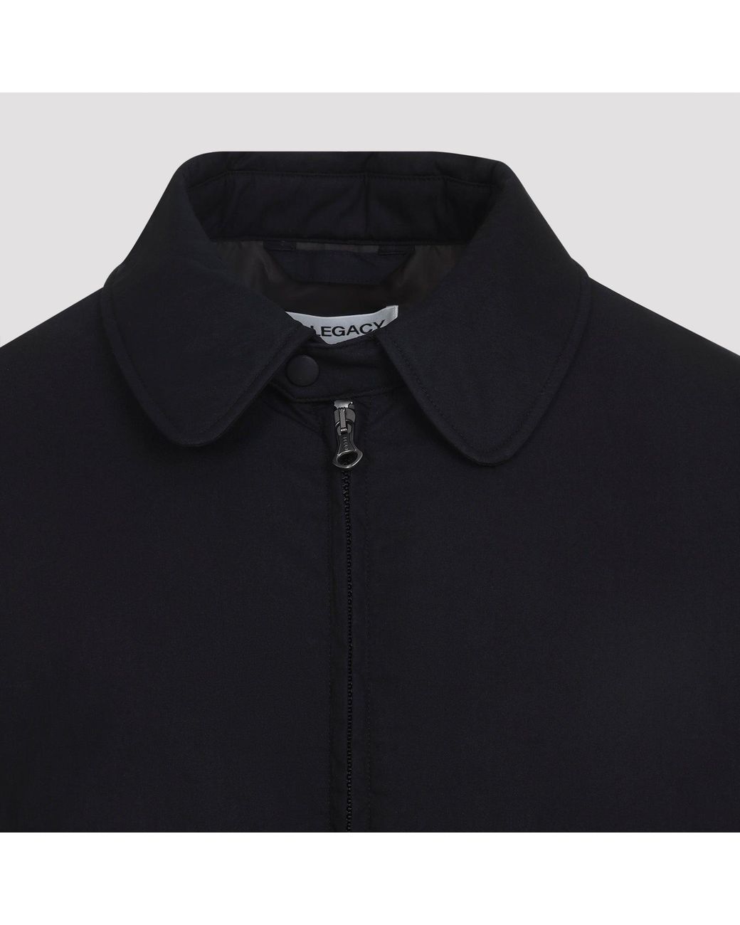 Our Legacy Black Boxy Cotton Nylon Puffer Jacket for men