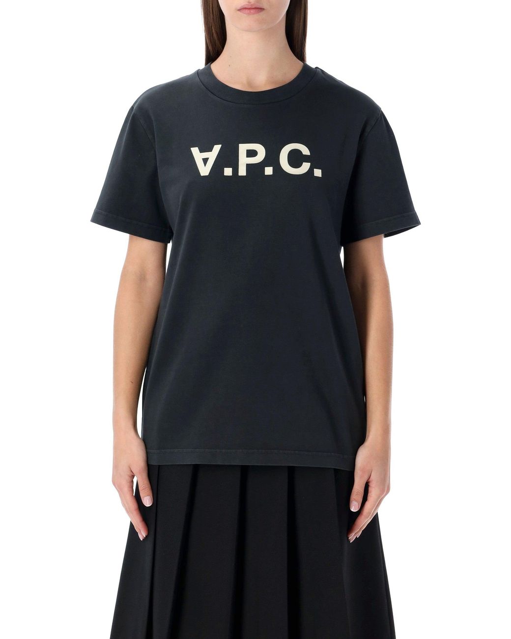 A.P.C. Black Standard Grand Vpc Cotton T-Shirt