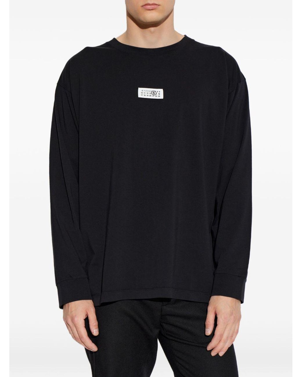MM6 by Maison Margiela Blue Cotton T-Shirt
