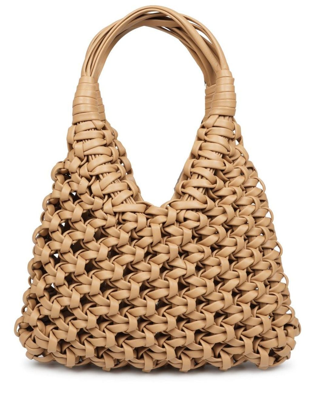 HIBOURAMA Natural Woven Shoulder Bag