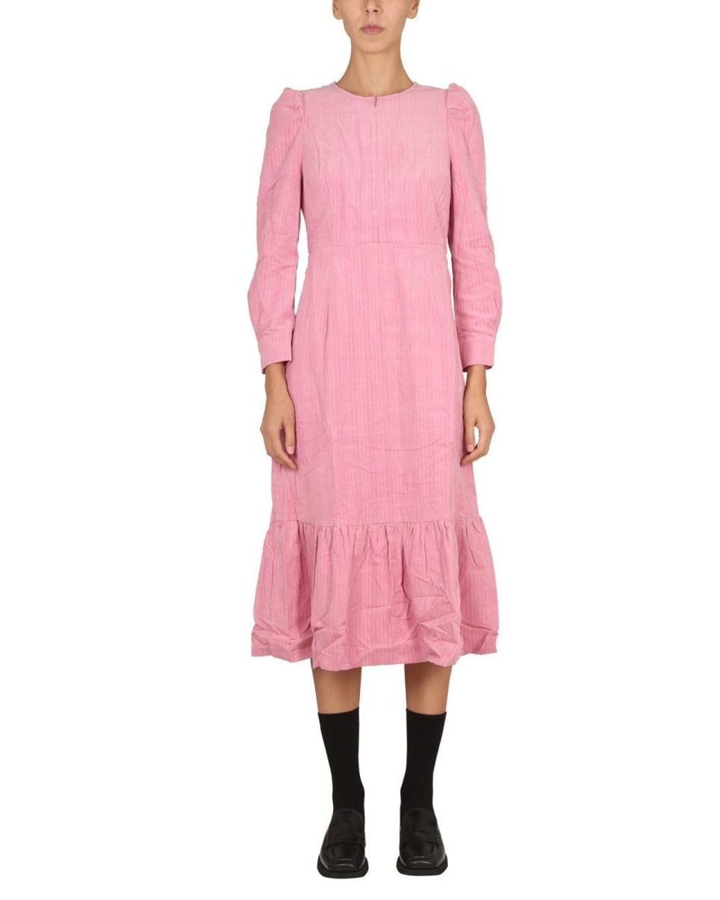 Baum und Pferdgarten Pink Aleema Midi Dress