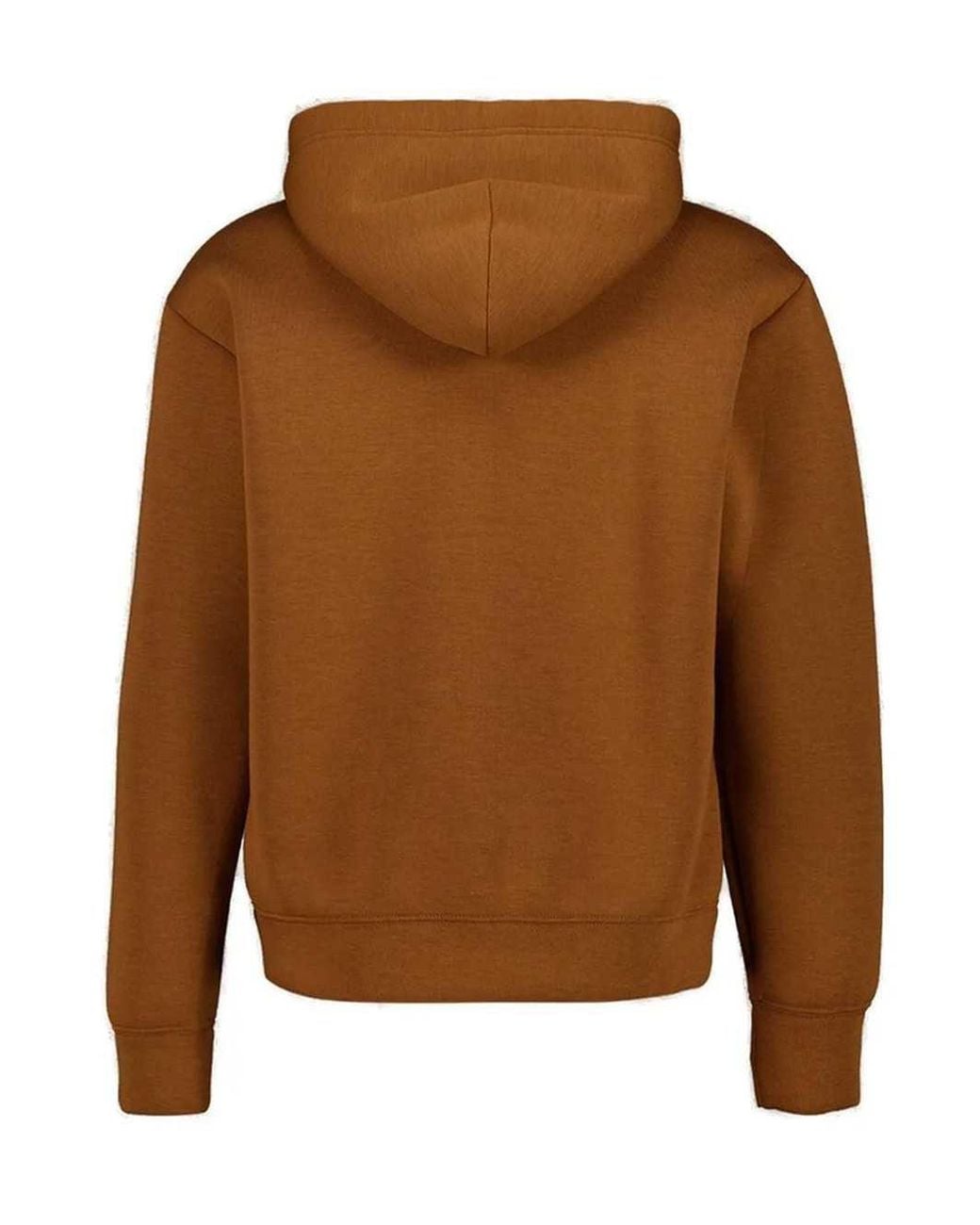 MM6 by Maison Margiela Brown Regular Fit Zip Up Hoodie