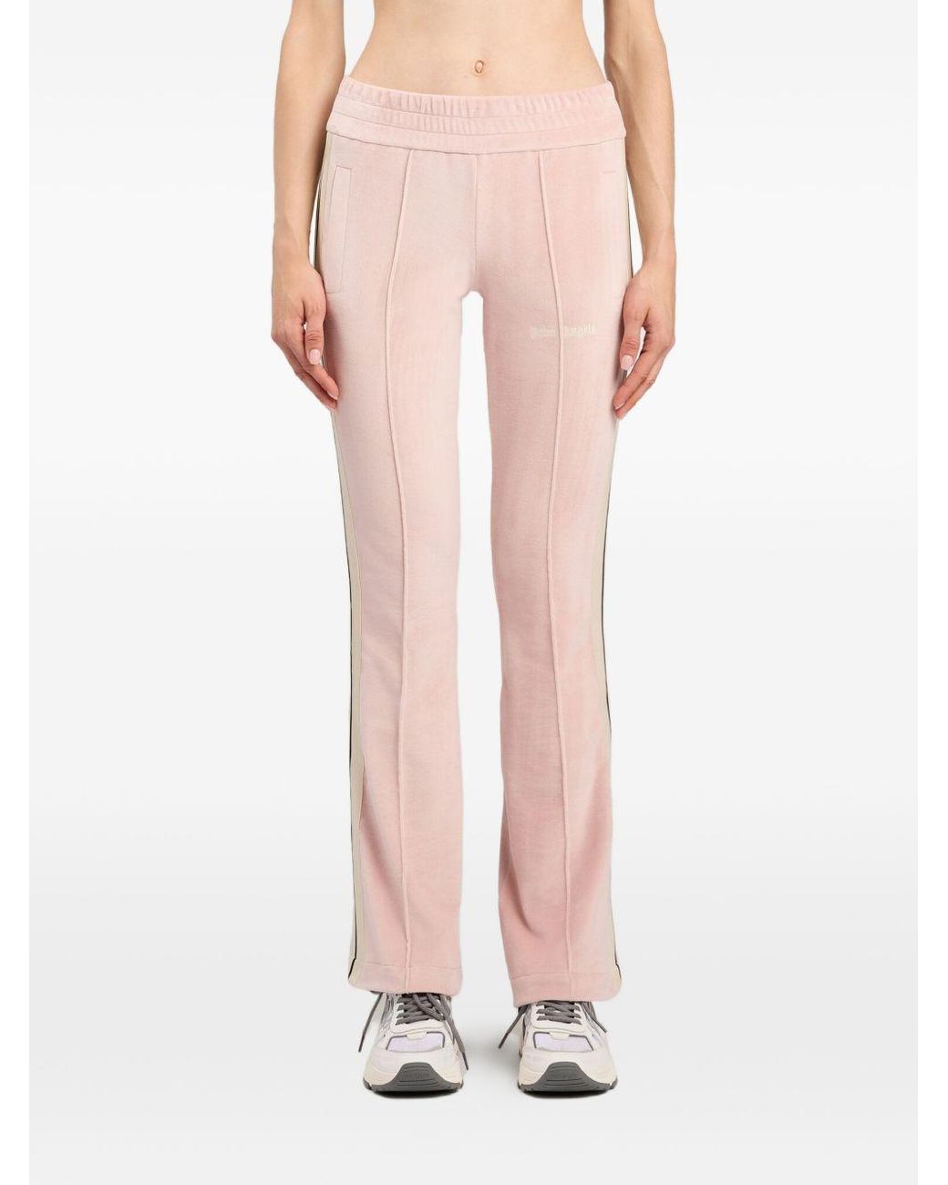 Palm Angels Pink Chenille Track Pants