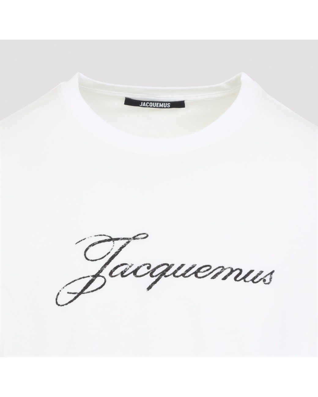 Jacquemus White Logo Cotton T-Shirt