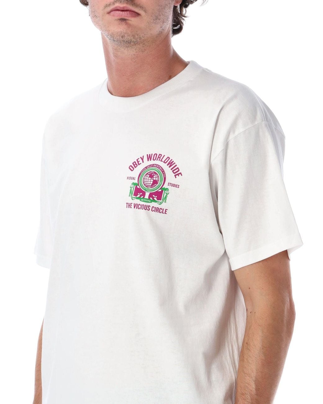 Obey White T Shirts And Polos