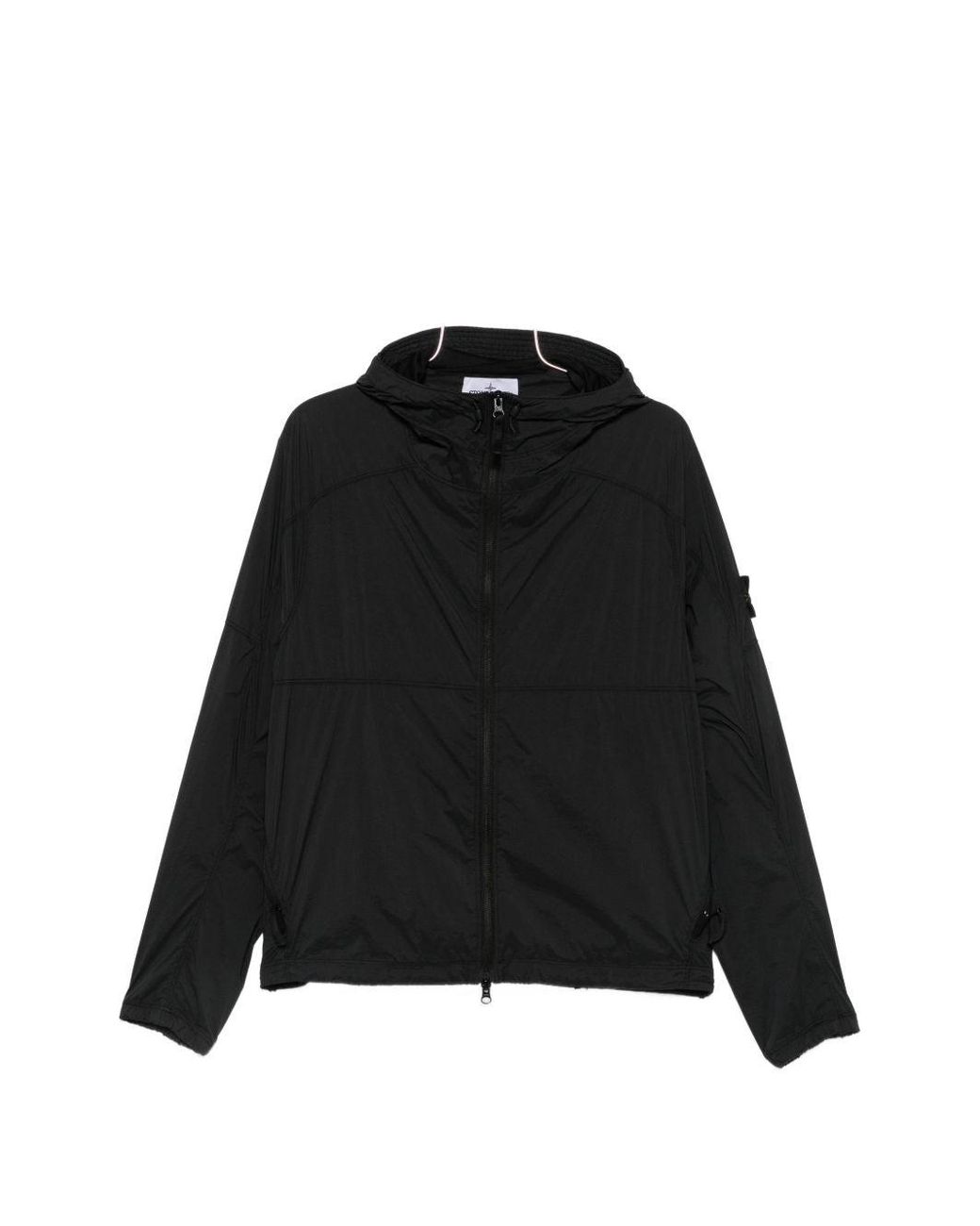 Stone Island Black Nylon Blouson Jacket for men