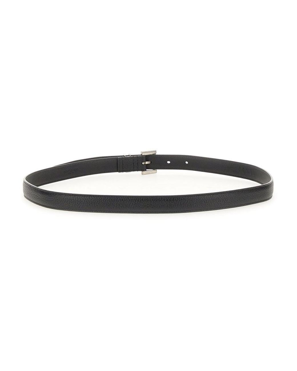 Saint Laurent White Cintura Sottile "Cassandre" for men