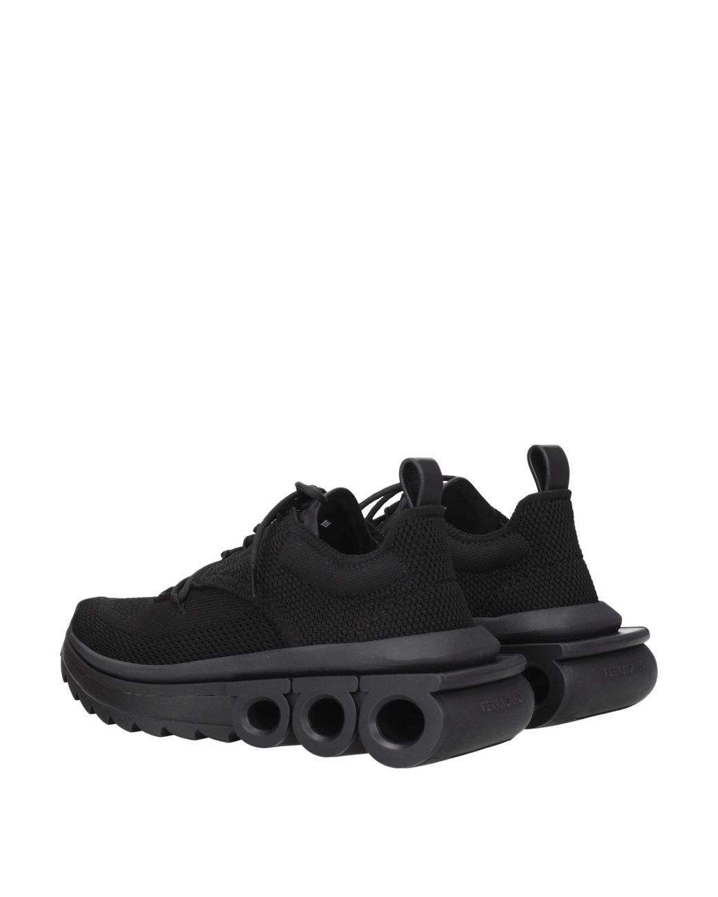 Ferragamo Black Herren Running Sneaker