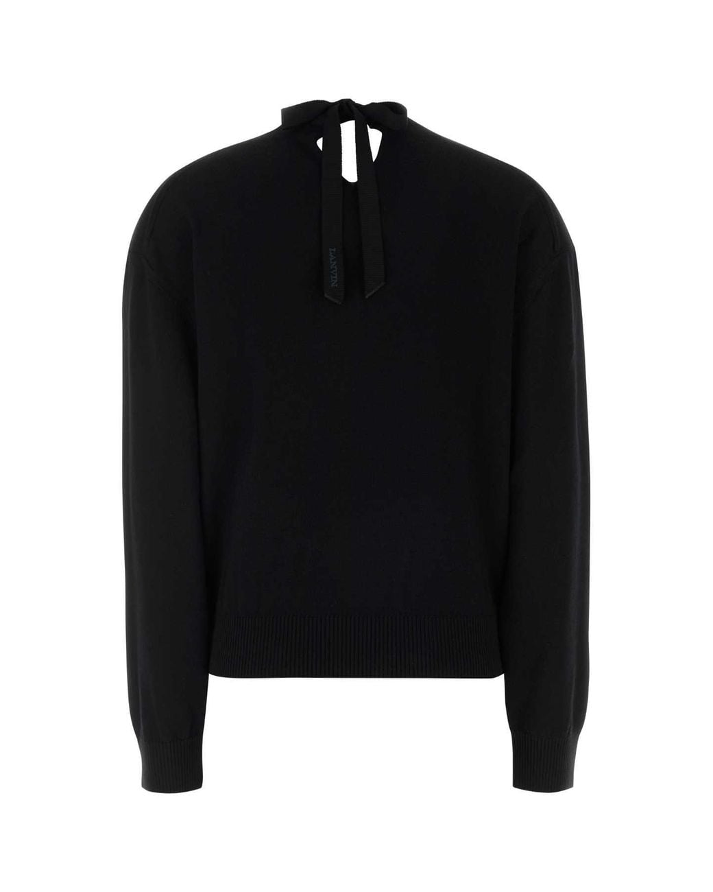 Lanvin Black Wool Blend Sweater