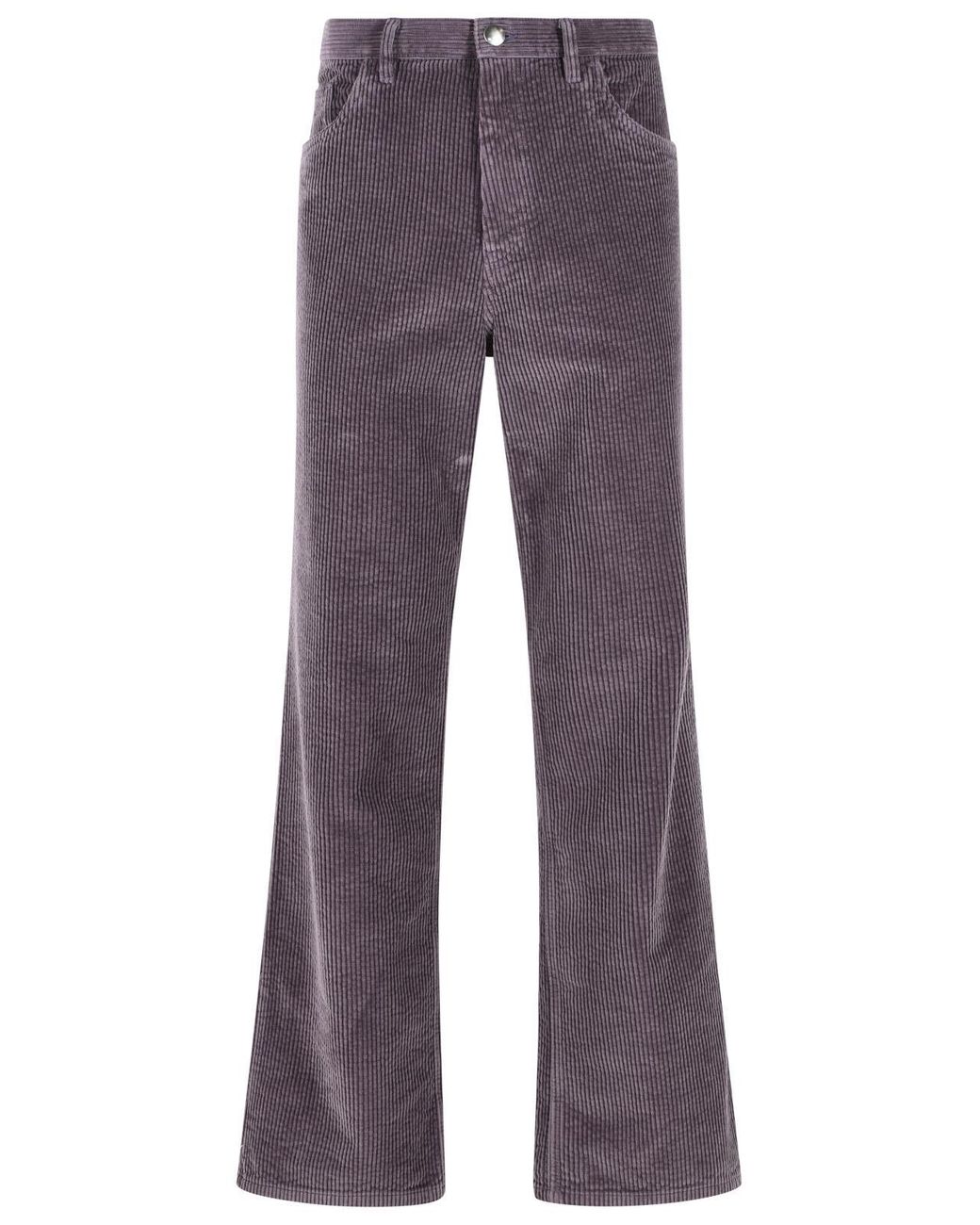Marni Purple 'Earth' Cotton Flared Pants for men
