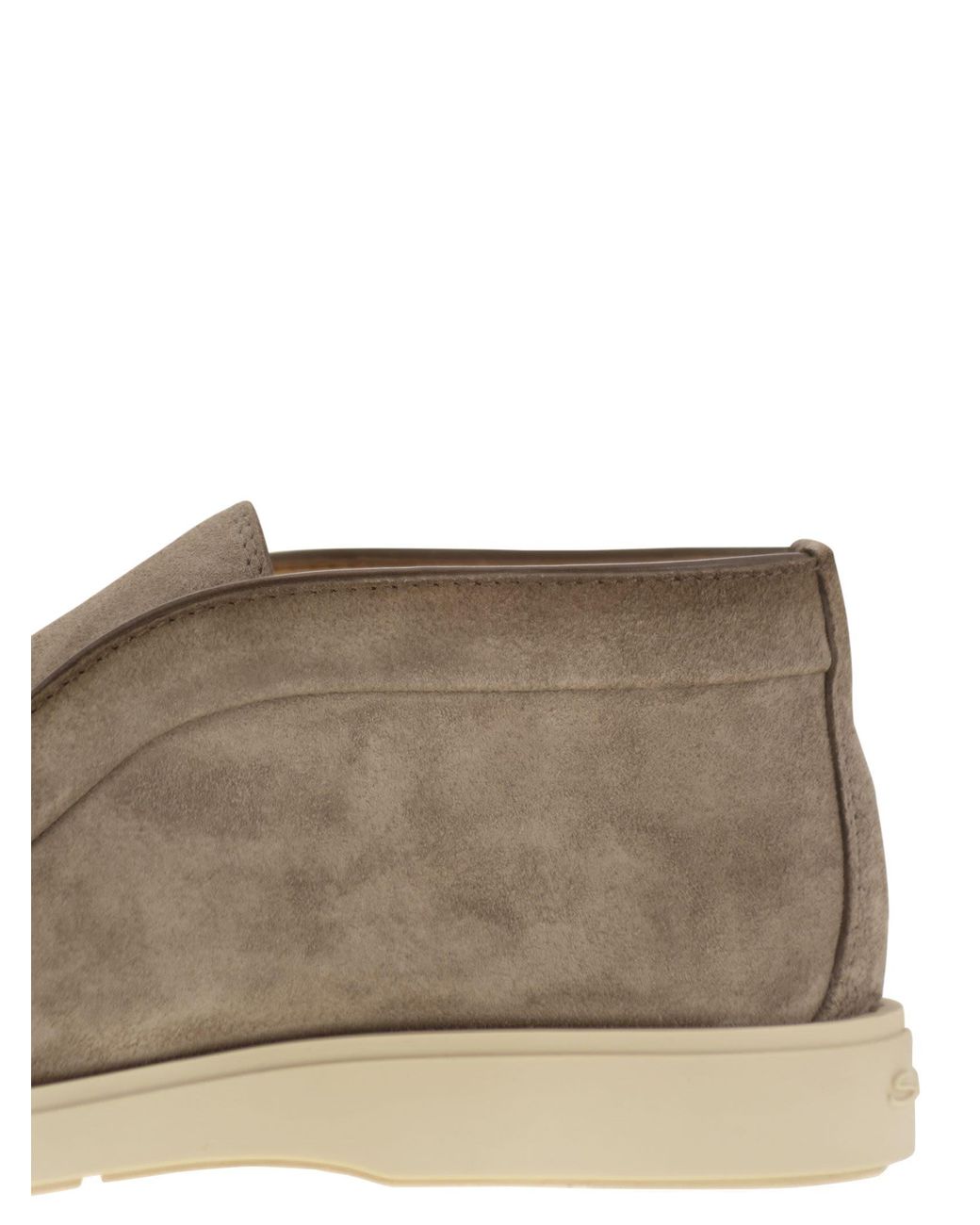 Santoni Suede Desert Boot in het Brown voor heren