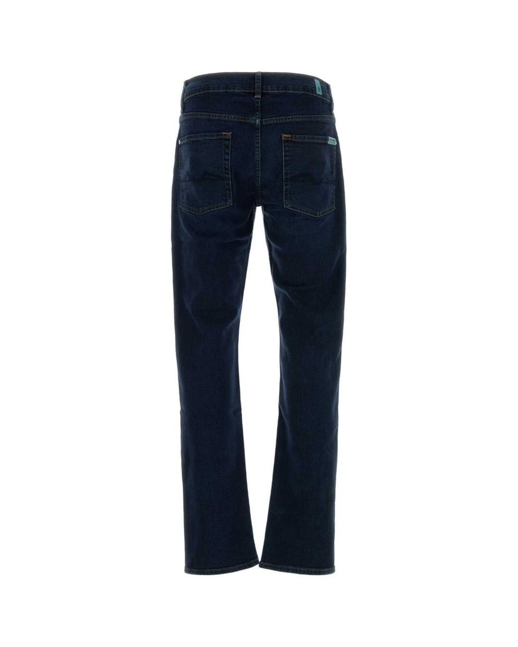 7 For All Mankind Blue Stretch Denim Jeans for men