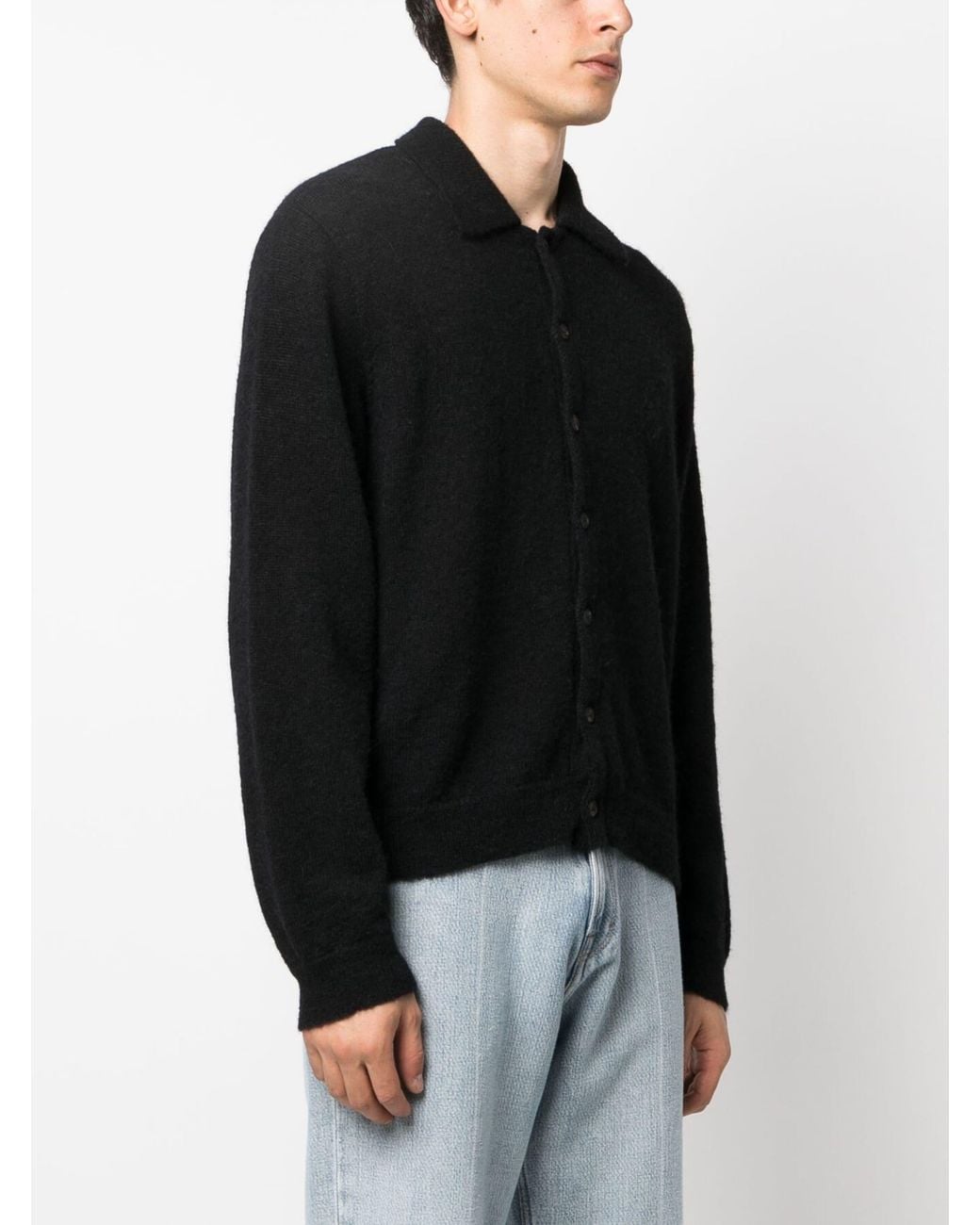 Our Legacy Black Wool Cardigan for men
