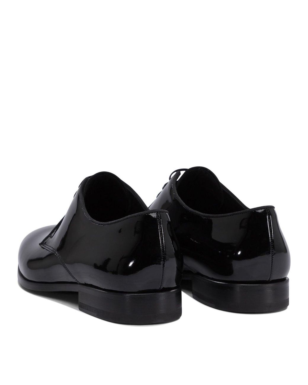 Fabi Black Patent Leather Oxford