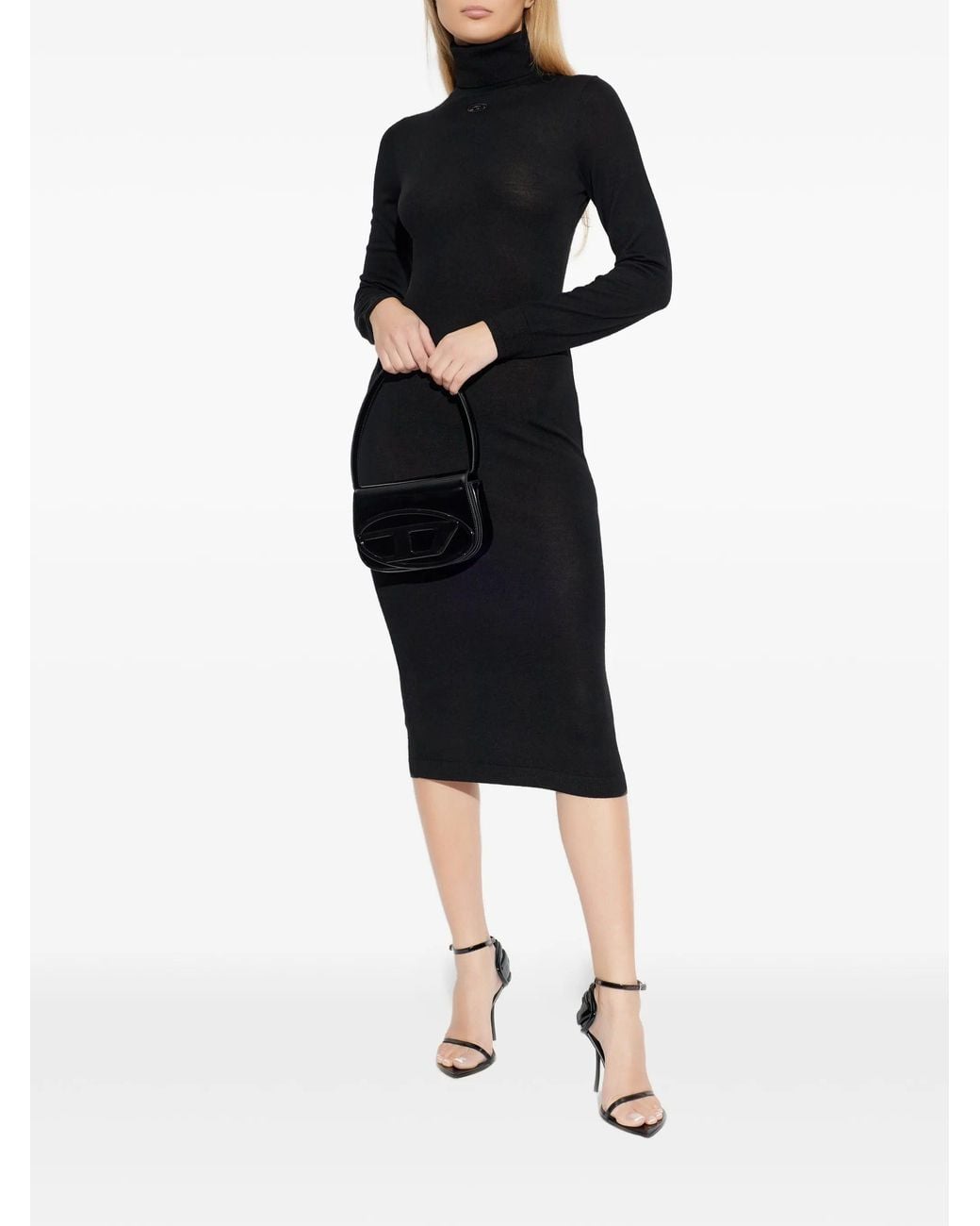 DIESEL Black M Alinesa Dress Abito