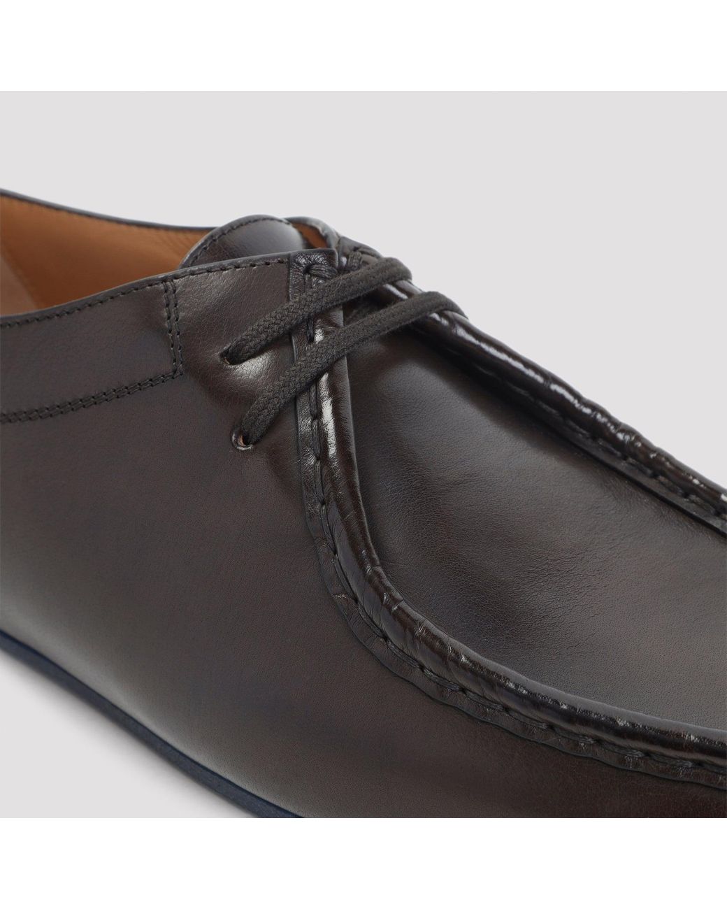 Jil Sander Brown Lace-Up