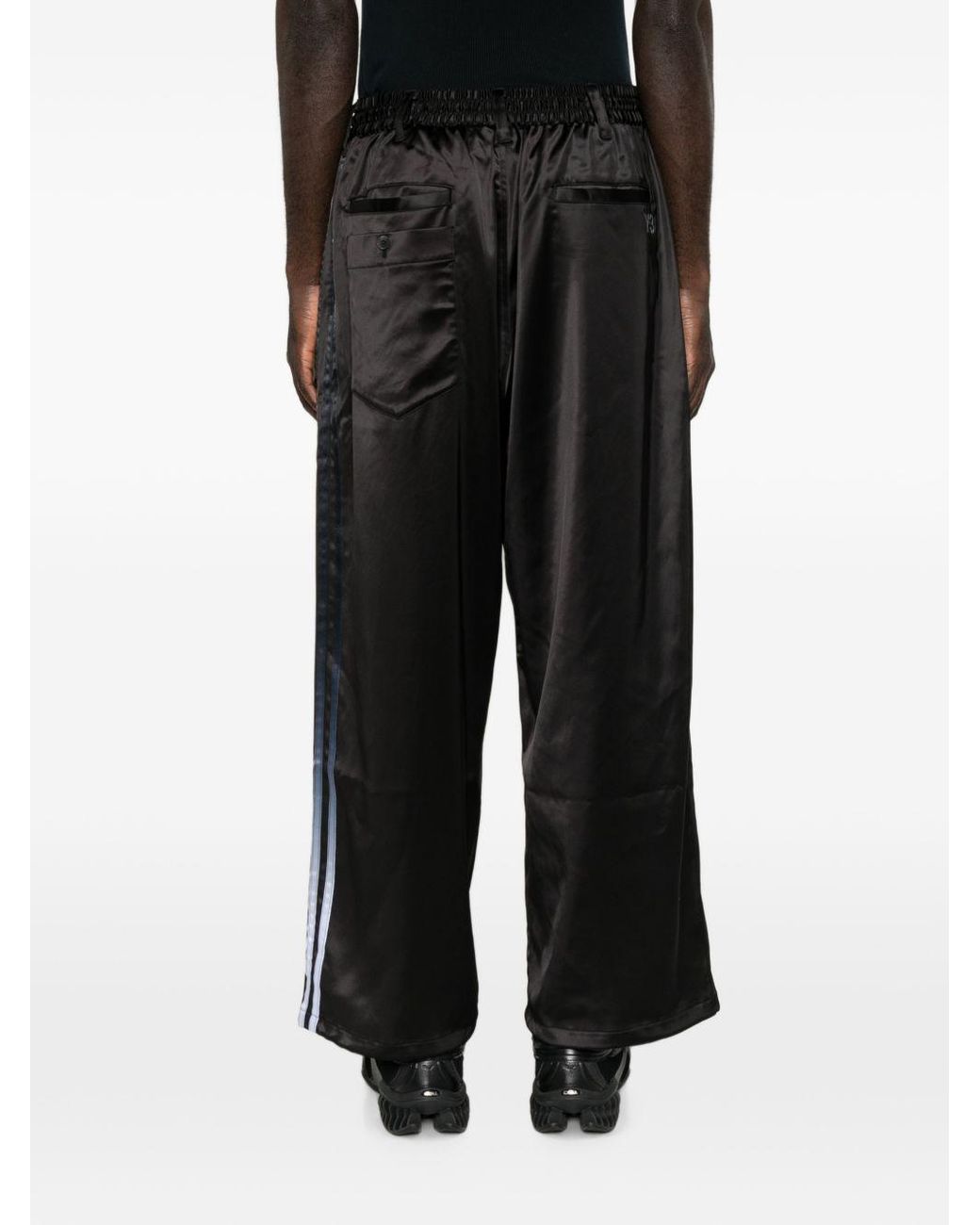 Y-3 Gray Logo Trackpants for men