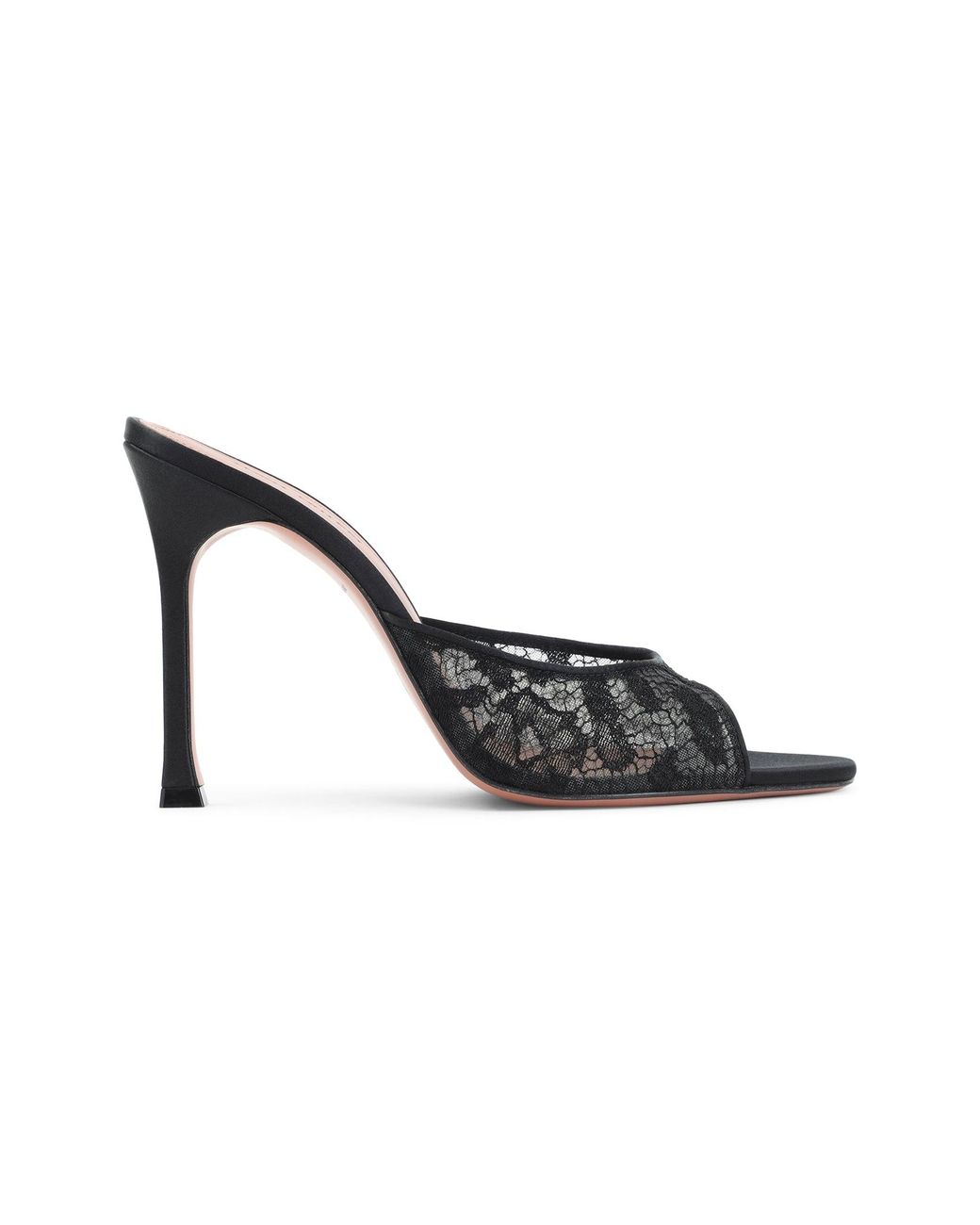AMINA MUADDI Black Alexa Lace Slipper