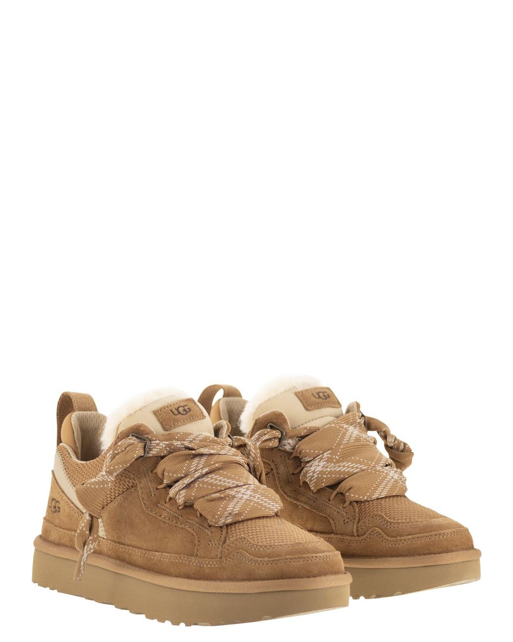 Ugg Brown Lowmel Suede Sneakers