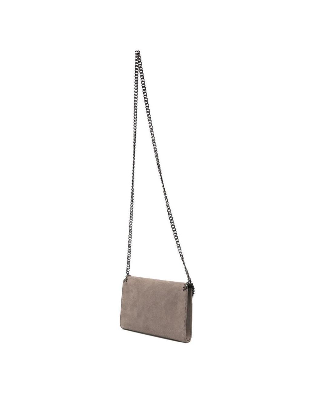 Stella McCartney White Signature Mini Chain Bag