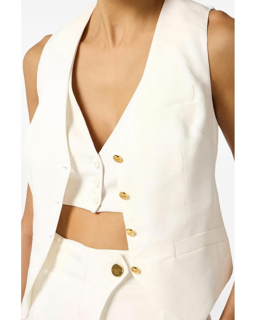 Elisabetta Franchi White Elisabetta Franchi Ivory
