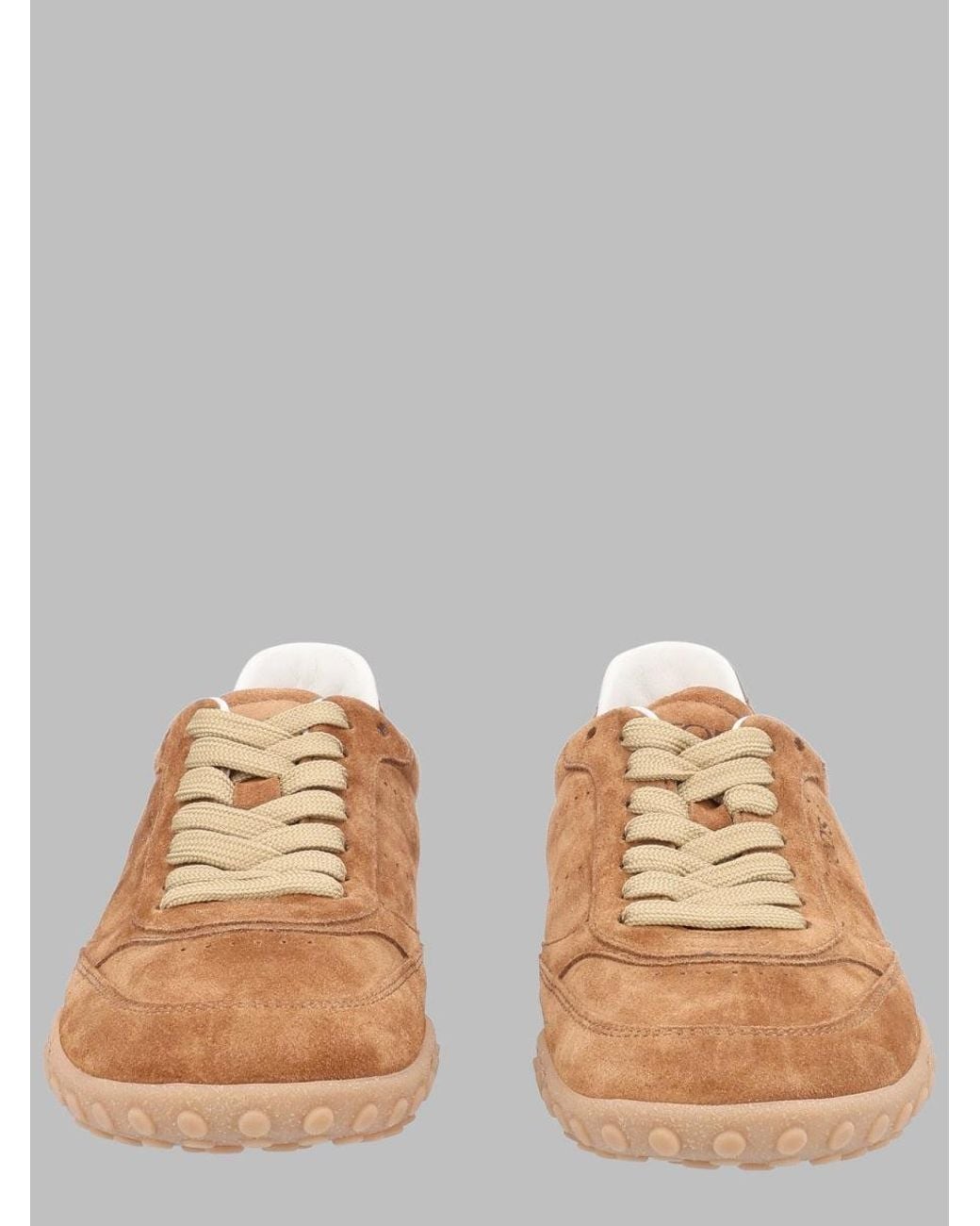 Tod's Brown Leather Sneakers