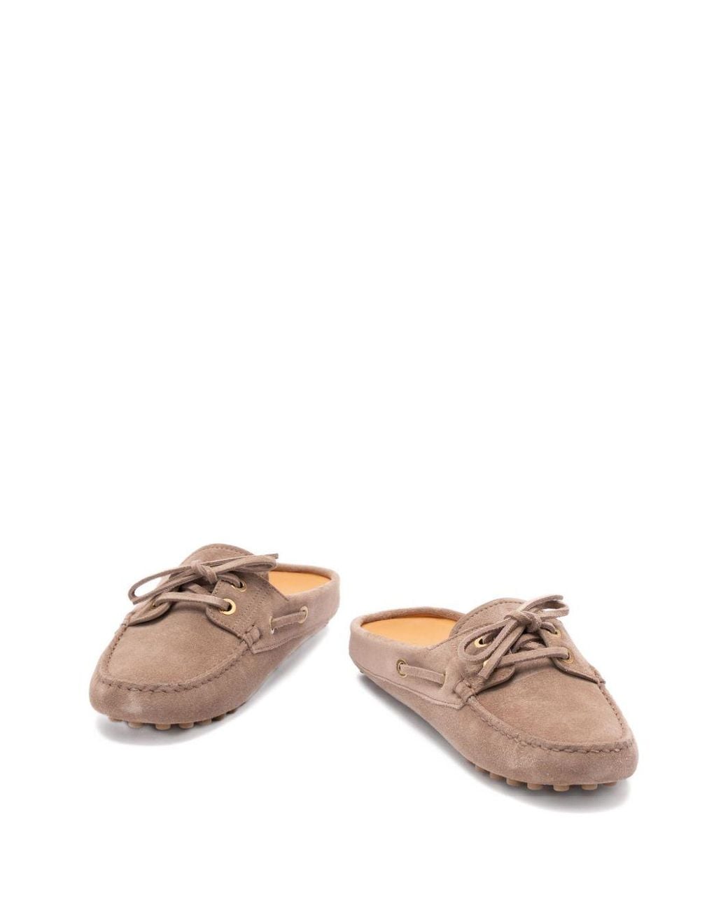 Mules Glove Gommino con cordones Tod's de color Brown