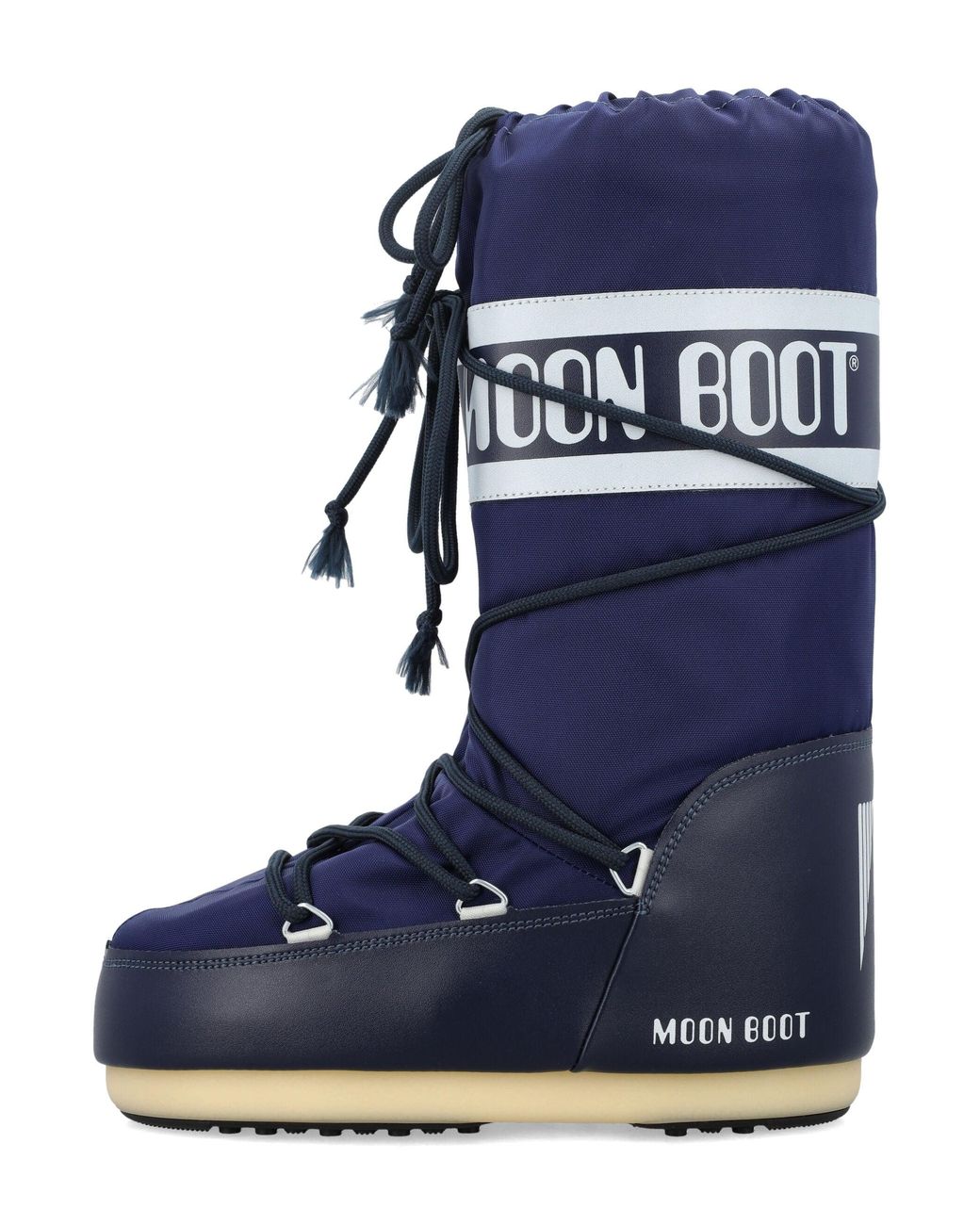 Moon Boot Blue Icon High Nylon Boots for men