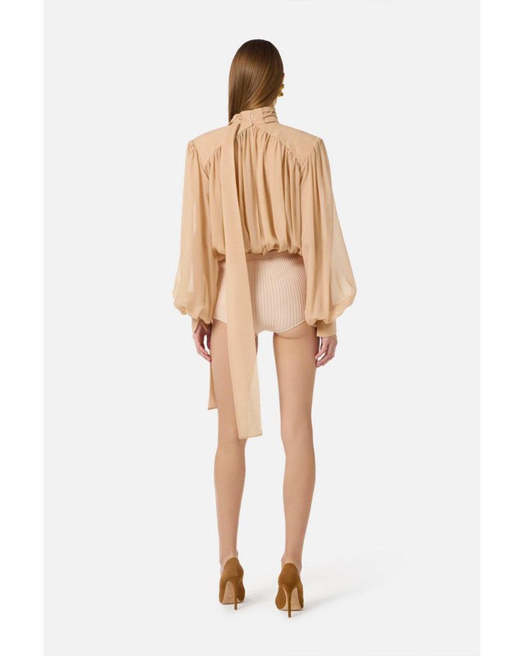 Elisabetta Franchi Beige in het Natural