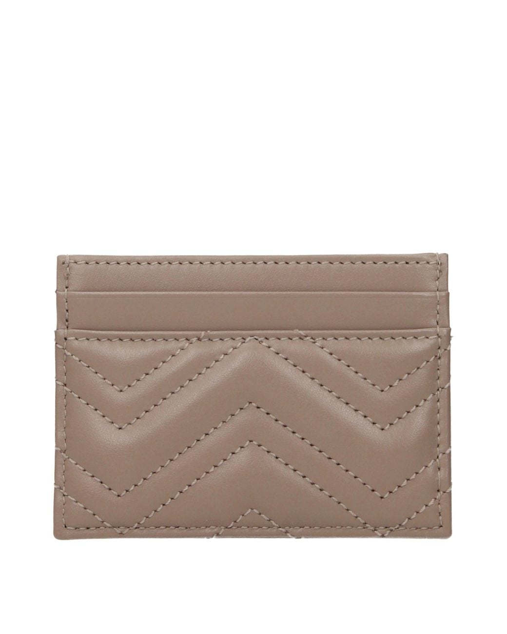 Gucci Brown Leather Document Holder/Taupe