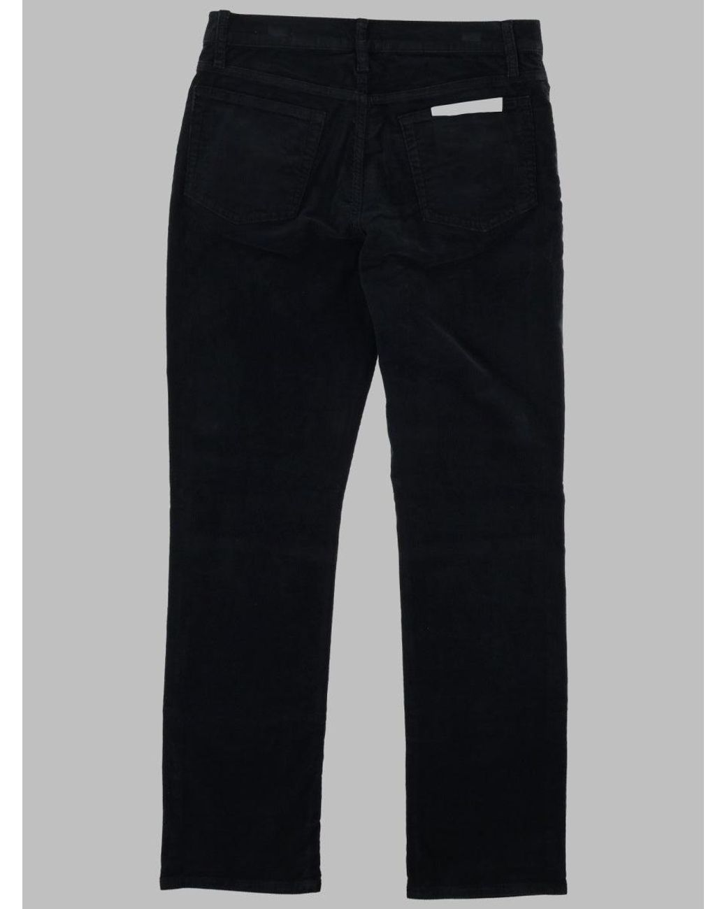 FRAME Blue Trousers Modern Straight Corduroy Cotton for men