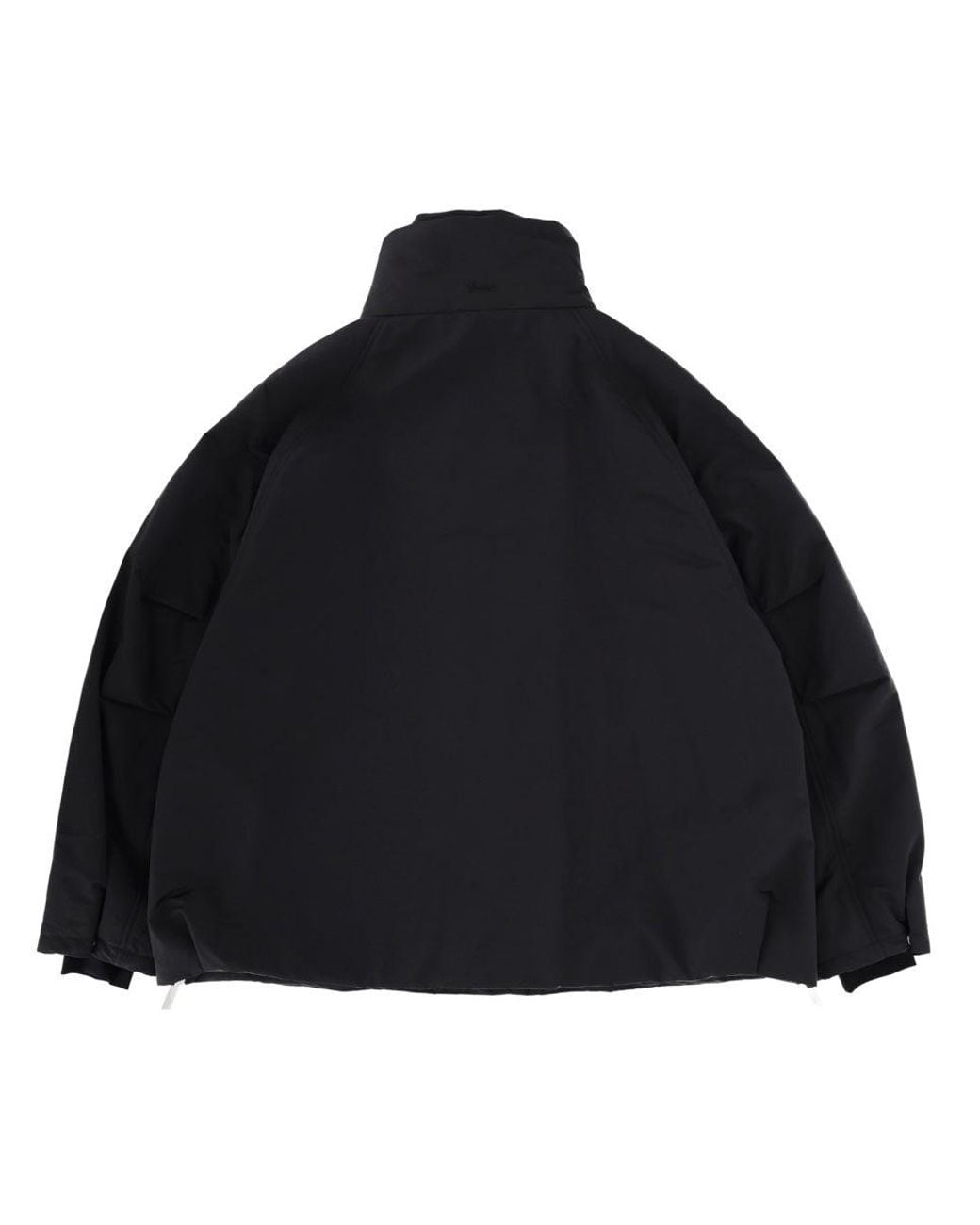 Laminar Black High-Neck Quilted Puffer Jacket