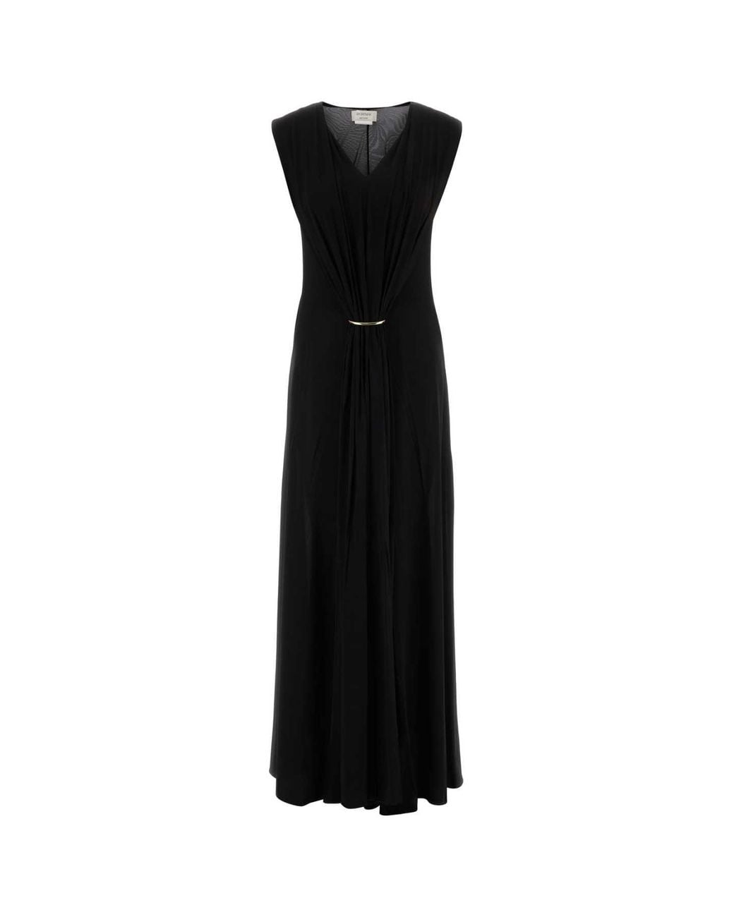 Sportmax Black Stretch Viscose Fervida Dress