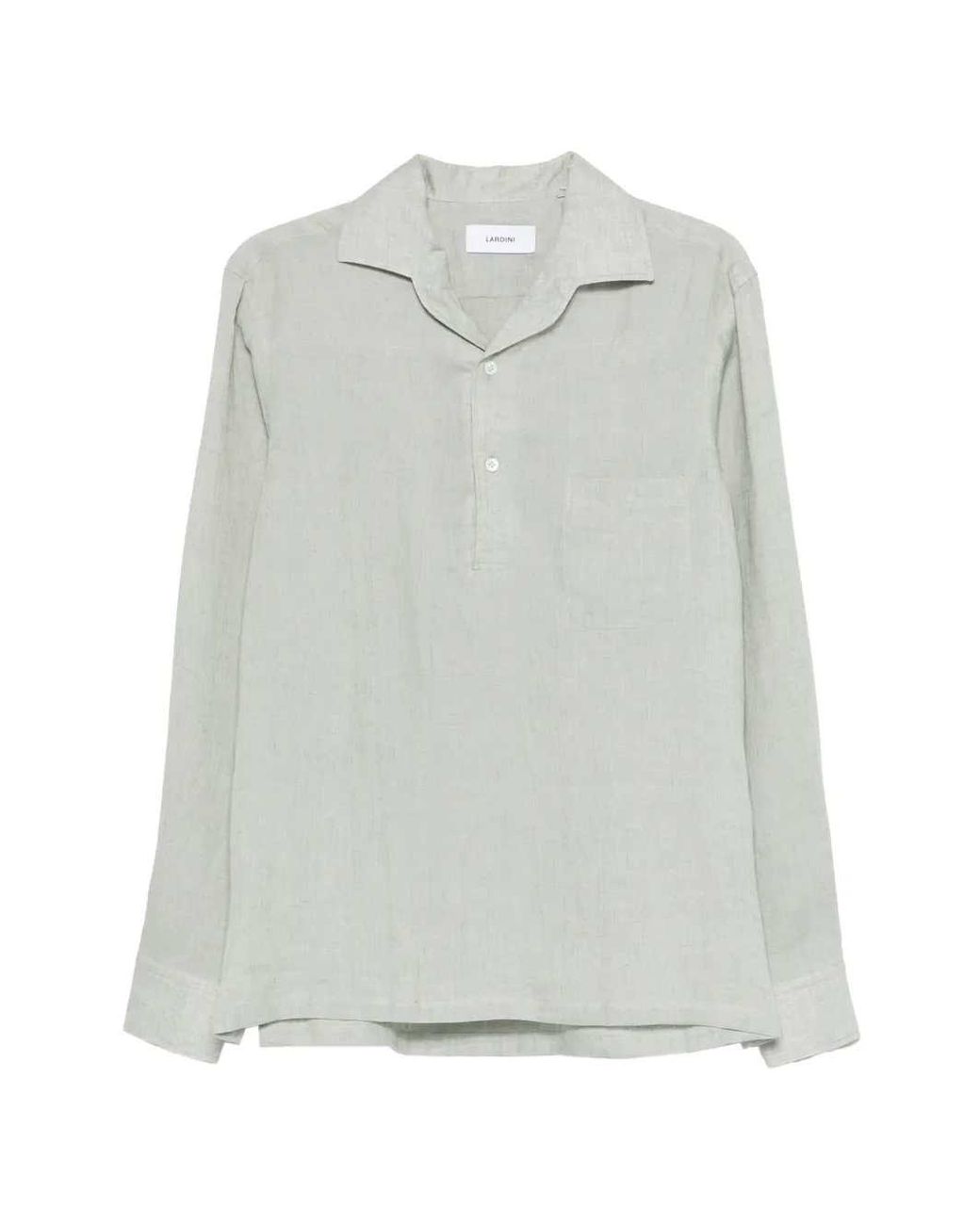 Lardini White Shirt With Pocket for men