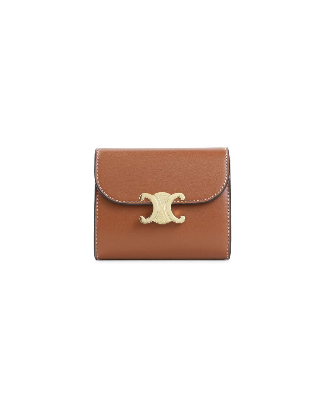 Céline Brown Small Flap Wallet