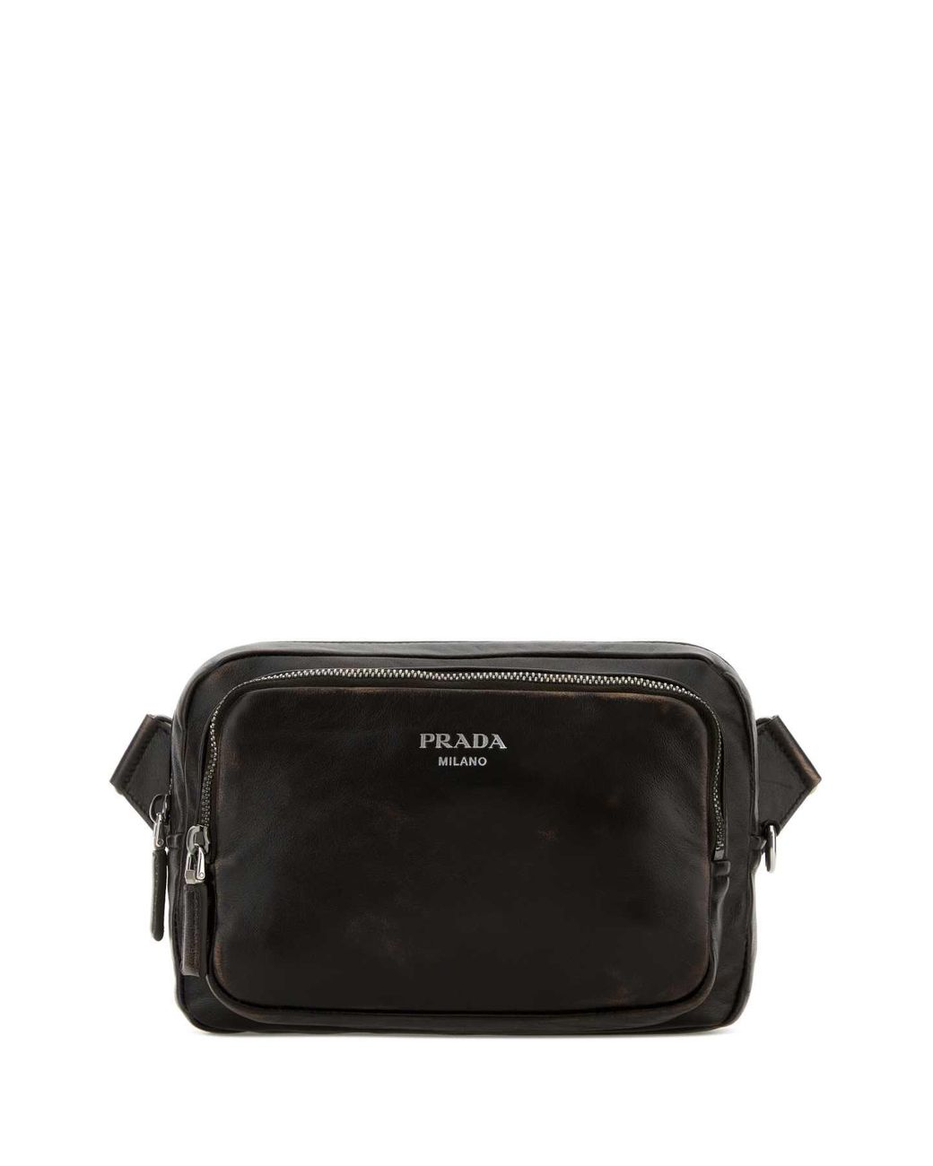 Prada Black Dark Nappa Leather Crossbody Bag