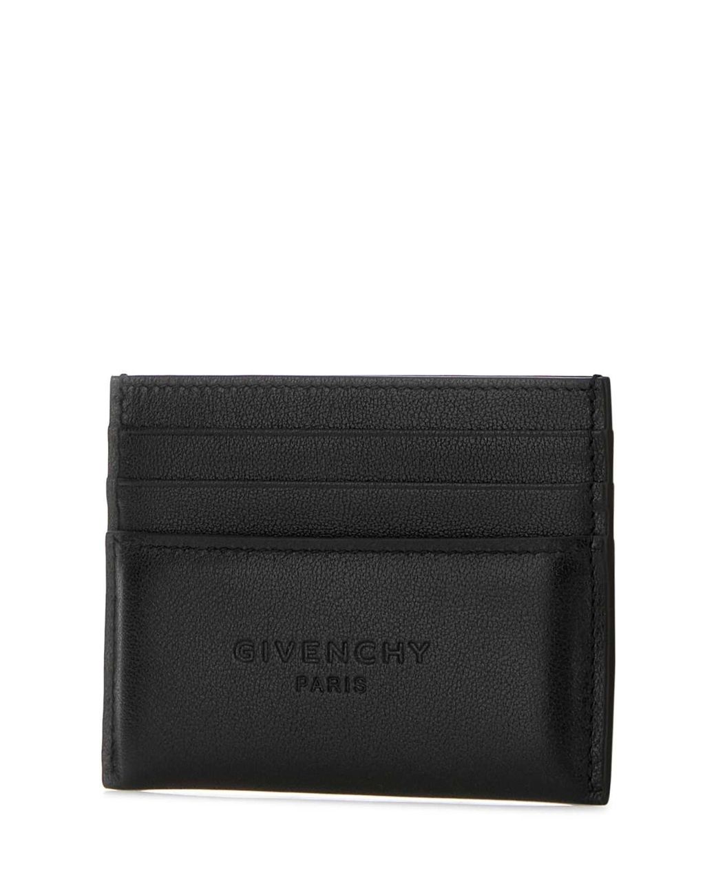 Givenchy Black Padded 2X3Cc Card Holder for men