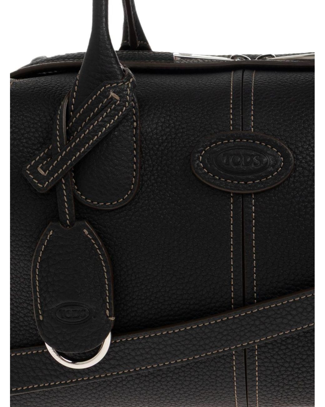 Tod's Black Di Bag Small Leather Handbag