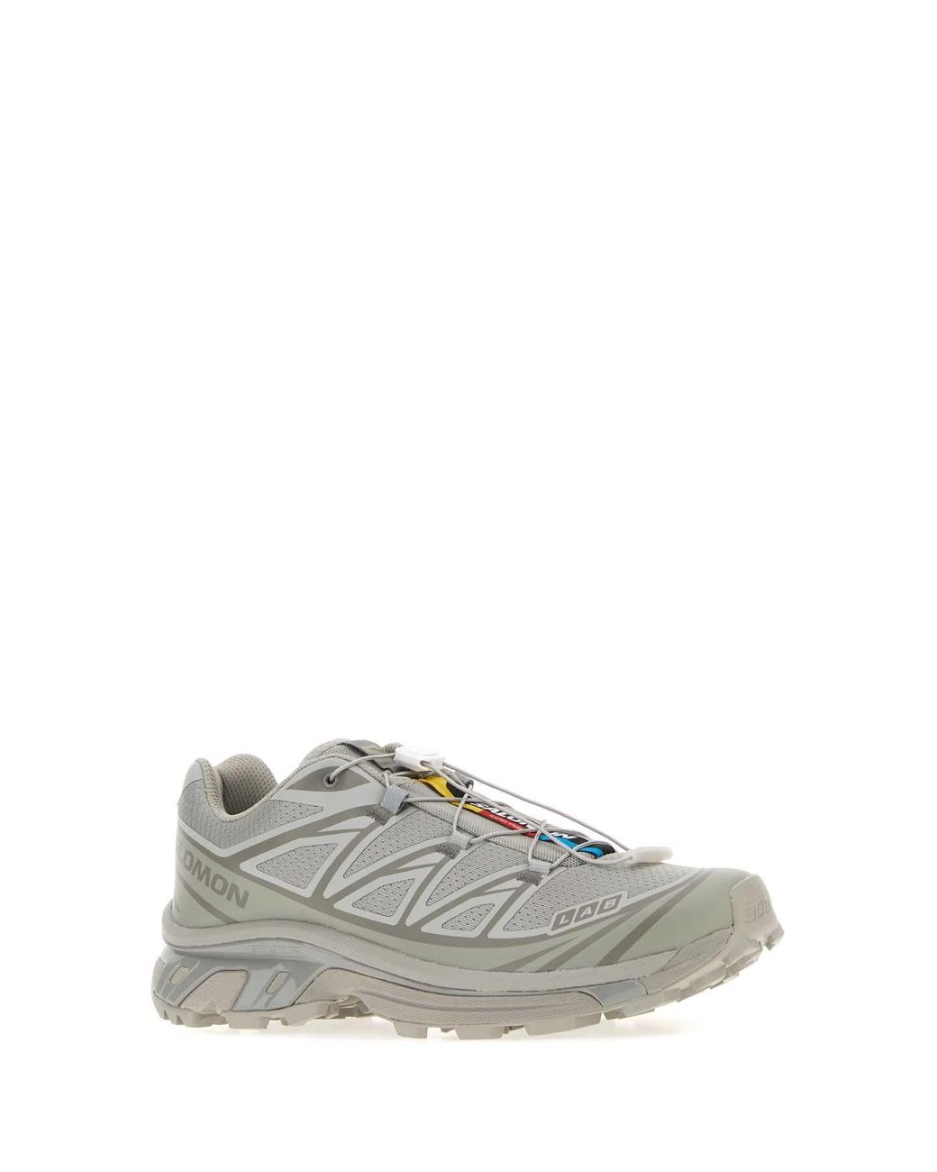 Salomon Gray Xt-6 Fabric And Rubber Sneaker