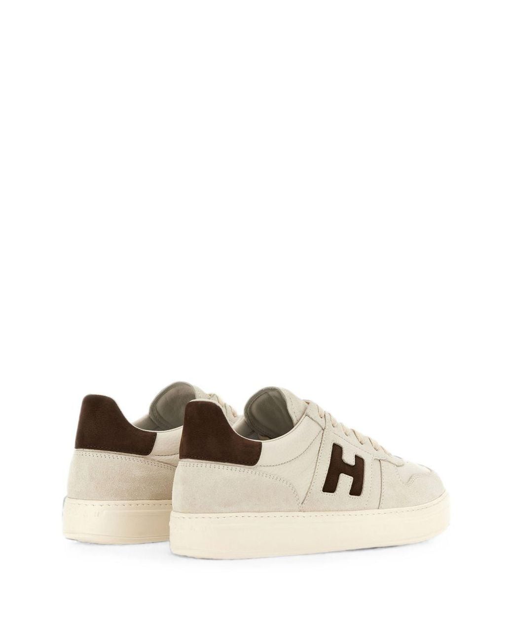 Hogan Natural H668 Leather Sneakers