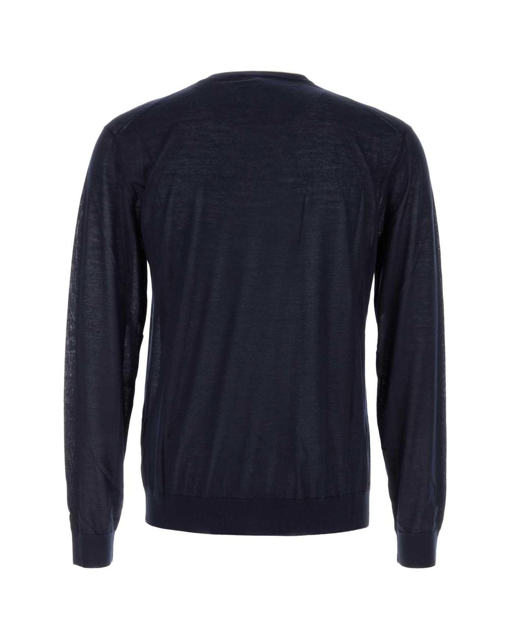 Prada Blue Cashmere Blend Sweater for men