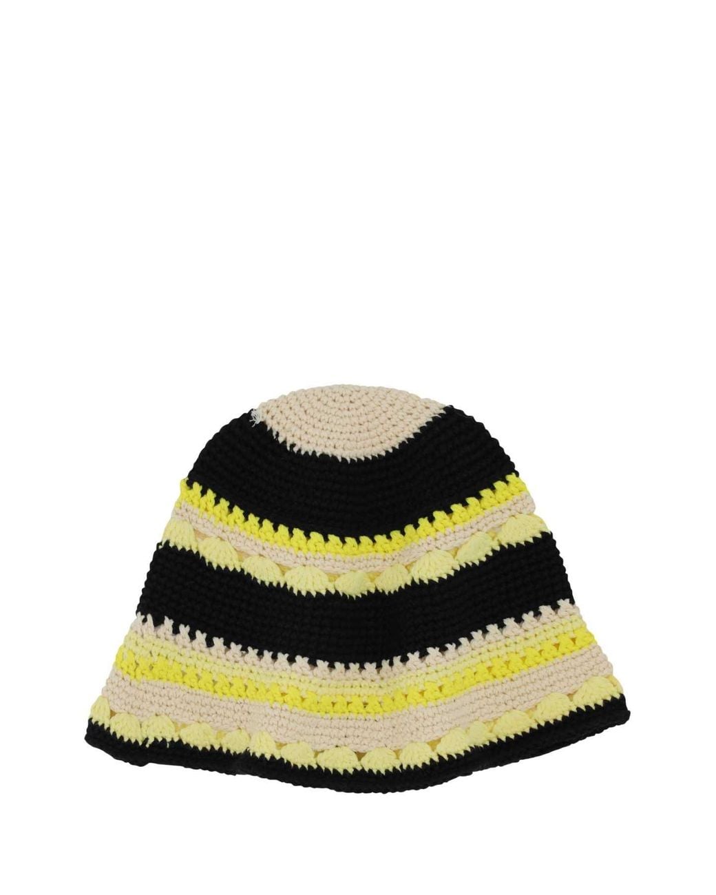 Ganni Black Crochet Hat