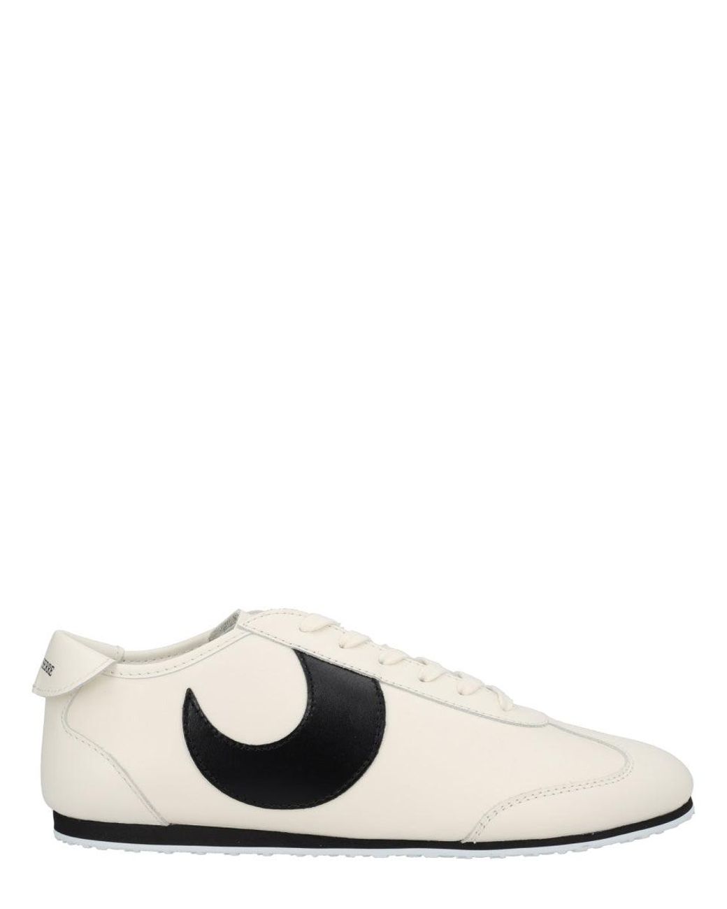 MARINE SERRE White Leather Sneakers for men