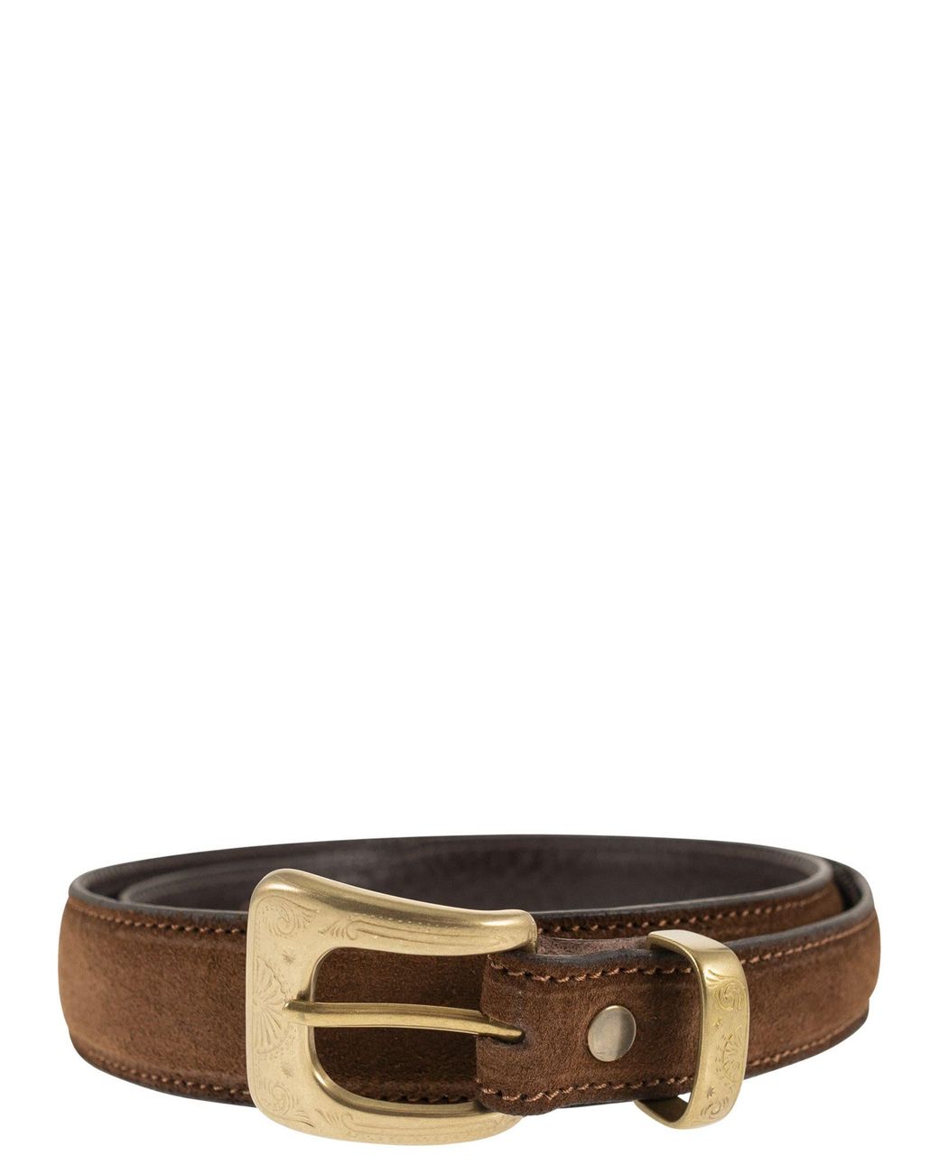 Alberto Luti White Western Belt